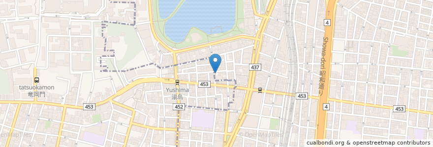 Mapa de ubicacion de Club Pinaz II en اليابان, 東京都, 台東区.