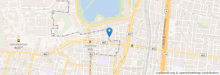 Mapa de ubicacion de 圭 二代目 en 일본, 도쿄도, 다이토구.