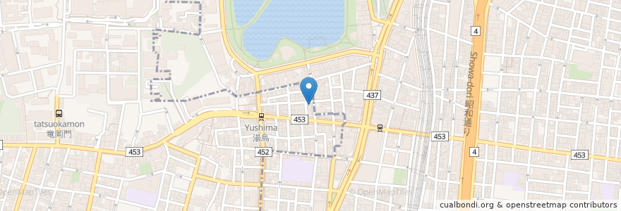 Mapa de ubicacion de Cafe & Bar M en 日本, 東京都, 台東区.