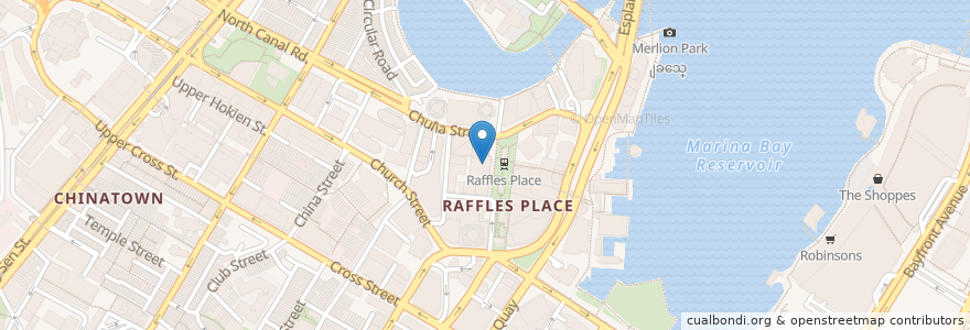 Mapa de ubicacion de Altimate en シンガポール, Central.