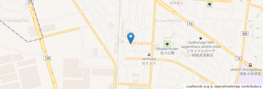 Mapa de ubicacion de 南橋本駅前耳鼻科 en 일본, 가나가와현, 相模原市, 中央区.