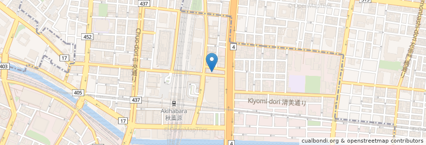 Mapa de ubicacion de インターバンクの外貨両替 en اليابان, 東京都.