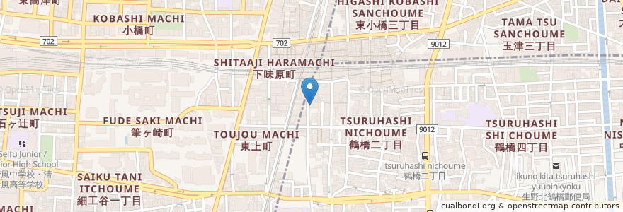 Mapa de ubicacion de 高村はり灸整骨院 en Jepun, 大阪府, 大阪市.