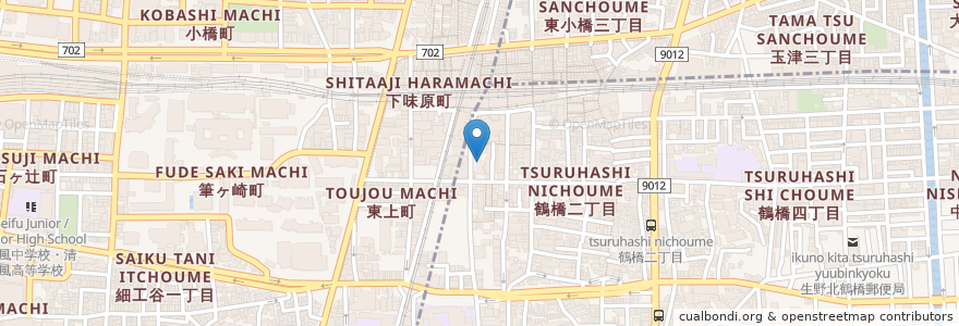 Mapa de ubicacion de orb en Japon, Préfecture D'Osaka, 大阪市.