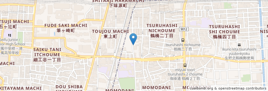 Mapa de ubicacion de 新エデン教会 en 일본, 오사카부, 오사카.