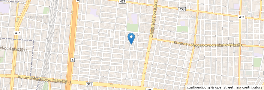 Mapa de ubicacion de 竹町こどもクラブ en 日本, 东京都/東京都, 台東区.