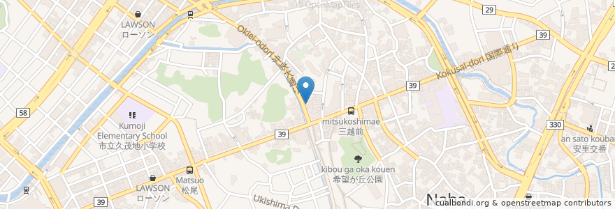 Mapa de ubicacion de どん亭 en Japan, 沖縄県, 那覇市.