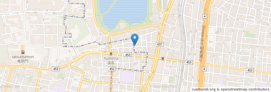 Mapa de ubicacion de スナック洋 en Japonya, 東京都, 台東区.