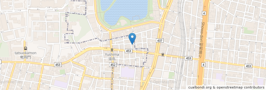 Mapa de ubicacion de 貴婦人 en 日本, 东京都/東京都, 台東区.