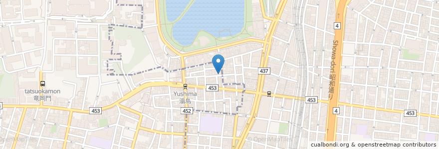 Mapa de ubicacion de カルネ en Jepun, 東京都, 台東区.