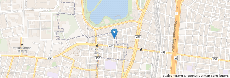 Mapa de ubicacion de Stella en Japan, 東京都, 台東区.
