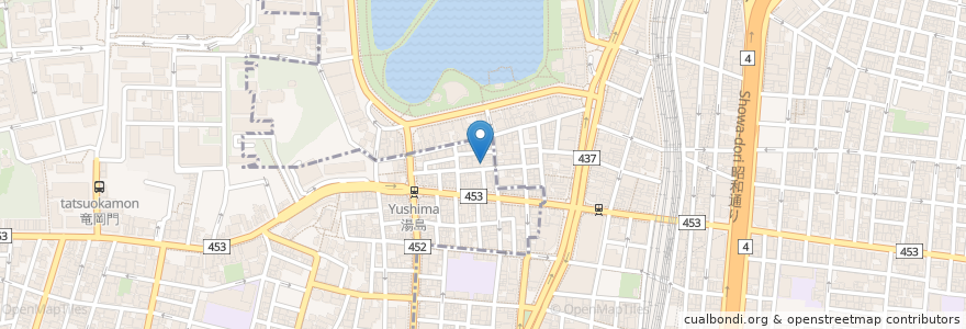 Mapa de ubicacion de THAI PUB Sararai en ژاپن, 東京都, 台東区.