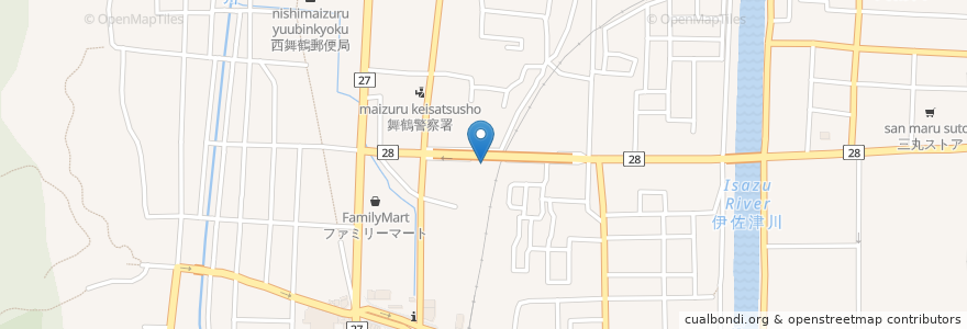 Mapa de ubicacion de 鶴集寺 en 日本, 京都府, 舞鶴市.