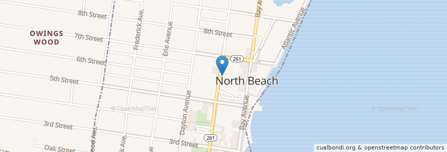 Mapa de ubicacion de NB Municipal Lot en ایالات متحده آمریکا, مریلند, Calvert County.