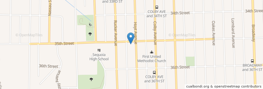 Mapa de ubicacion de Smile Everett Dental Care en ایالات متحده آمریکا, واشنگتن, Snohomish County, Everett.