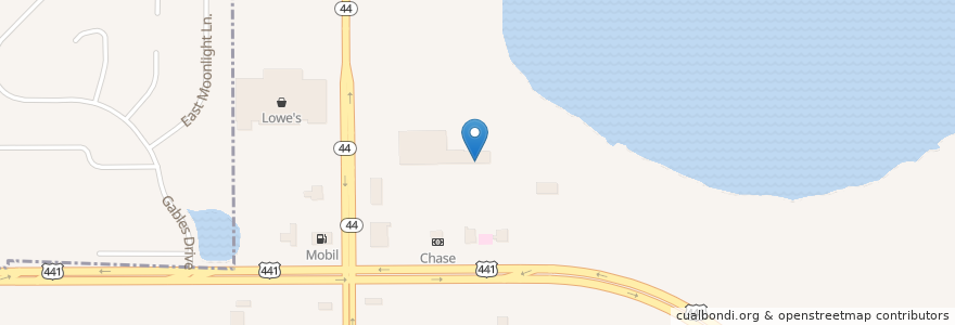 Mapa de ubicacion de High Five en Stati Uniti D'America, Florida, Lake County.