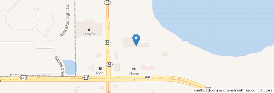 Mapa de ubicacion de Papa Murphy's en États-Unis D'Amérique, Floride, Lake County.