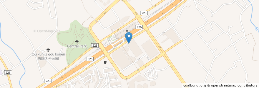 Mapa de ubicacion de みずほ銀行 和泉中央支店 en 일본, 오사카부, 和泉市.