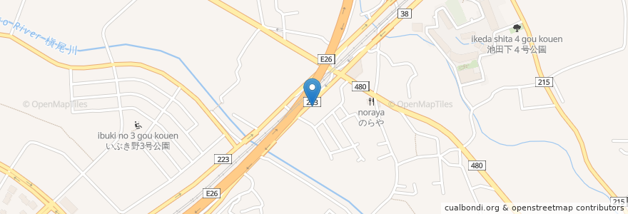 Mapa de ubicacion de エネオス en 日本, 大阪府, 和泉市.