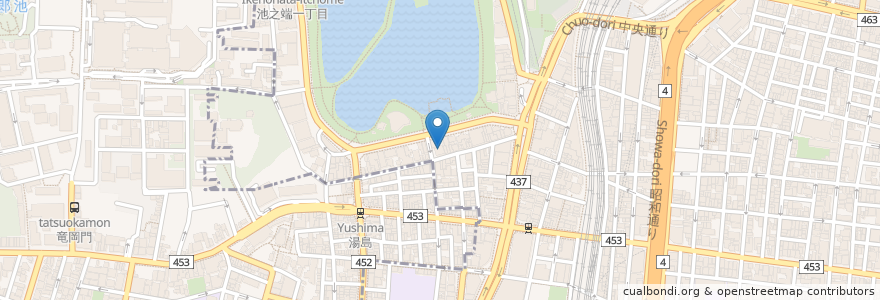 Mapa de ubicacion de 熟女キャバクラ en 日本, 東京都, 台東区.