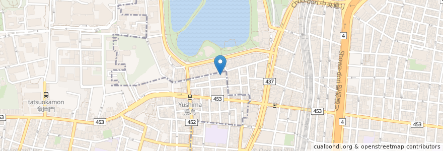 Mapa de ubicacion de あみゅーず うぃすぱぁ en 日本, 東京都, 台東区.