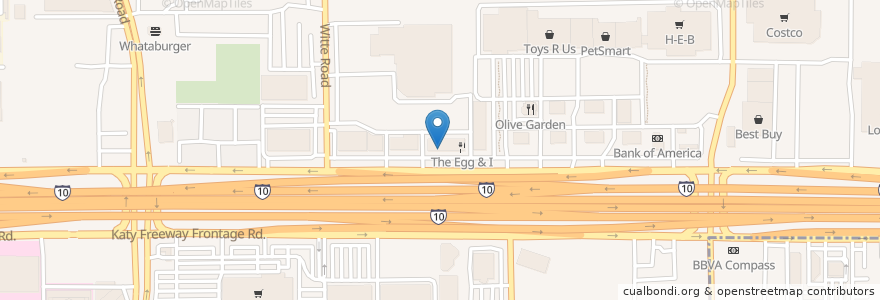 Mapa de ubicacion de Jimmy John's en Vereinigte Staaten Von Amerika, Texas, Houston, Harris County.