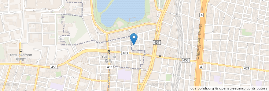 Mapa de ubicacion de BAR RS en ژاپن, 東京都, 台東区.