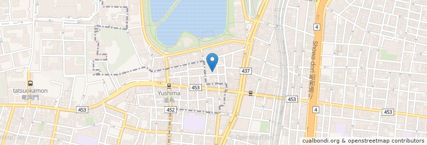 Mapa de ubicacion de アイランド en Japan, Tokio, 台東区.