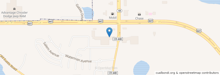 Mapa de ubicacion de Lampu Japanese Steakhouse en Estados Unidos De América, Florida, Lake County, Mount Dora.