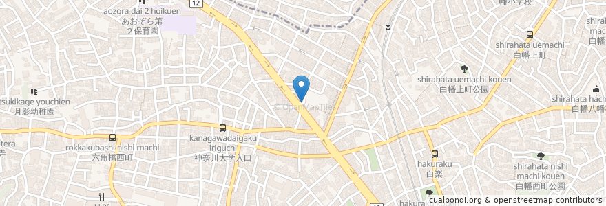 Mapa de ubicacion de サイゼリヤ en Japon, Préfecture De Kanagawa, 横浜市, 神奈川区.