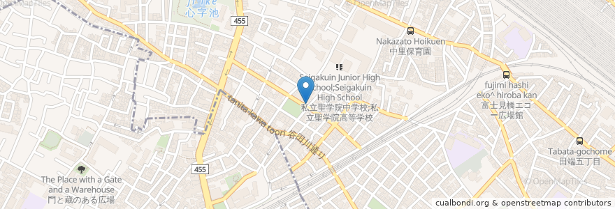 Mapa de ubicacion de ほさか歯科 en 日本, 东京都/東京都, 北区.