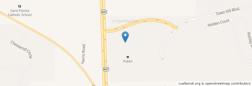 Mapa de ubicacion de Divaker Pediatrics en Соединённые Штаты Америки, Флорида, Ориндж.