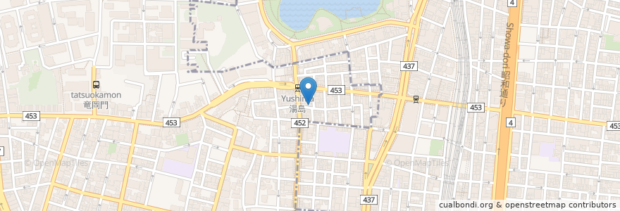 Mapa de ubicacion de 麺屋げんぞう en 일본, 도쿄도, 다이토구.