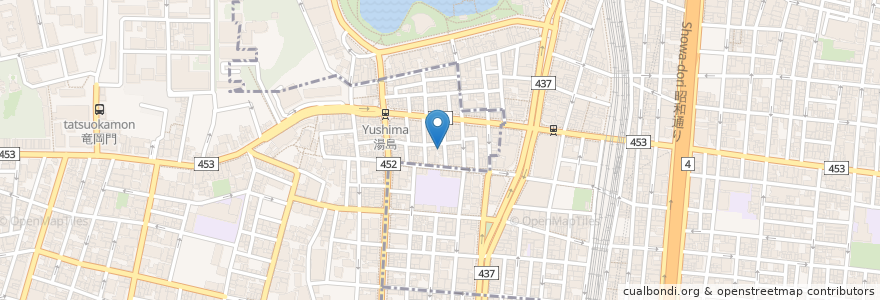 Mapa de ubicacion de Hanare en 日本, 東京都, 台東区.