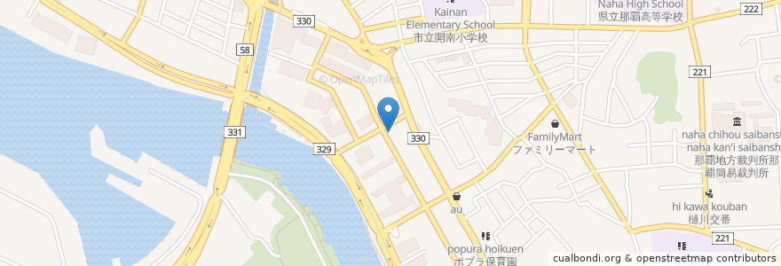 Mapa de ubicacion de NET BOX en ژاپن, 沖縄県, 那覇市.