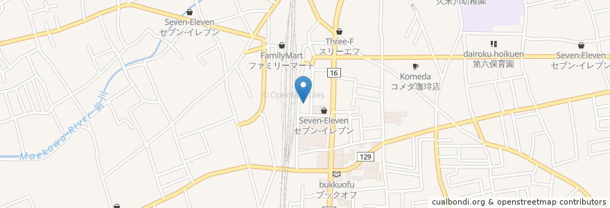 Mapa de ubicacion de 東村山警察署東村山駅前交番 en اليابان, 東京都, 東村山市.