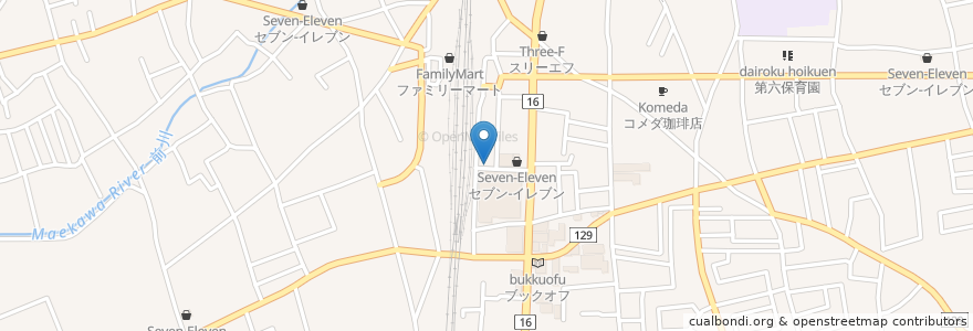 Mapa de ubicacion de ビッグエコー en 日本, 東京都, 東村山市.