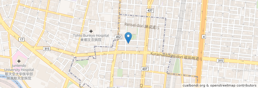 Mapa de ubicacion de はいどあんどしーく en 日本, 東京都.
