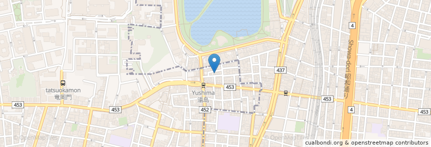 Mapa de ubicacion de Bar-bonya en 일본, 도쿄도, 다이토구.