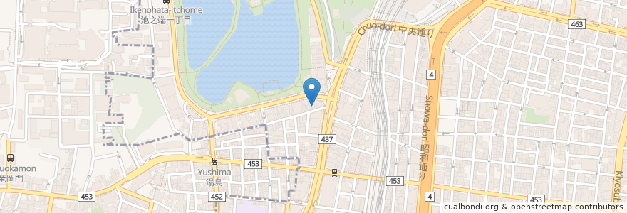 Mapa de ubicacion de 夜の王様 en 日本, 東京都, 台東区.