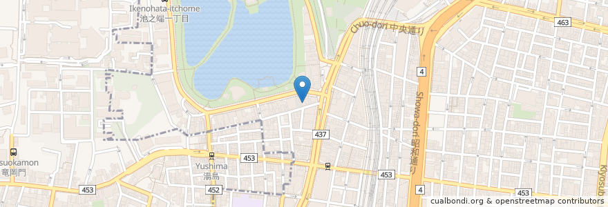Mapa de ubicacion de Chat noir en Japão, Tóquio, 台東区.