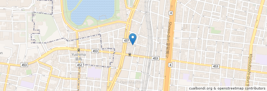 Mapa de ubicacion de 北條ダンススクール en Japan, Tokio, 台東区.