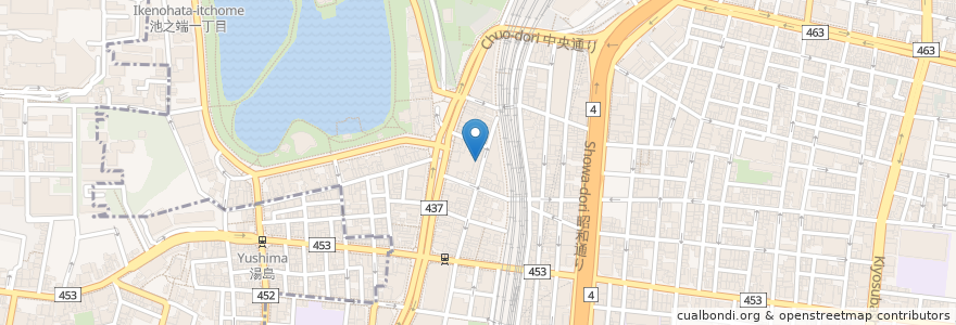 Mapa de ubicacion de 出会いカフェKIRARI en Japan, Tokio, 台東区.