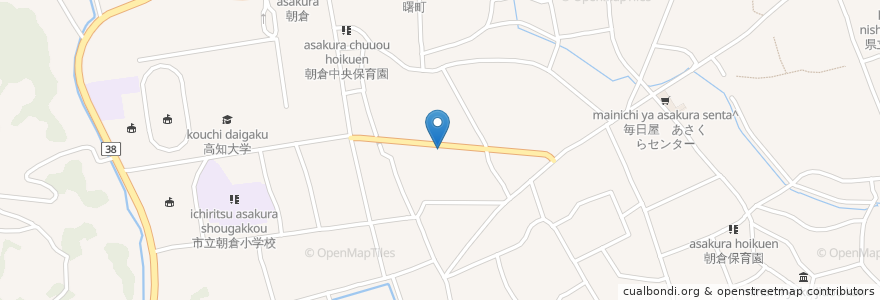 Mapa de ubicacion de 金刀比羅宮 en 日本, 高知县, 高知市.