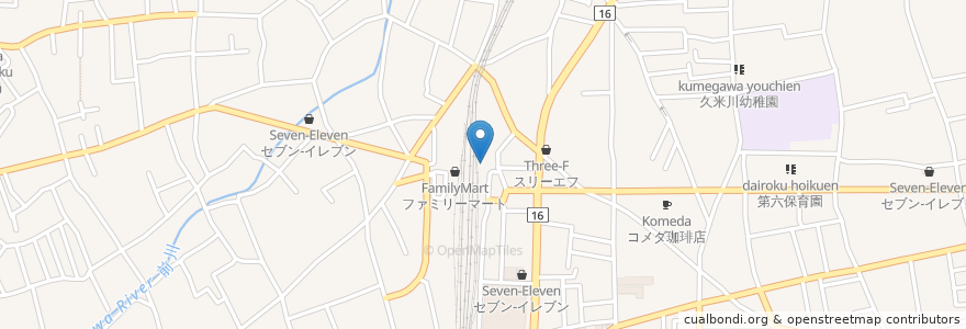 Mapa de ubicacion de カラオケBanBan en Japan, Tokyo, Higashimurayama.