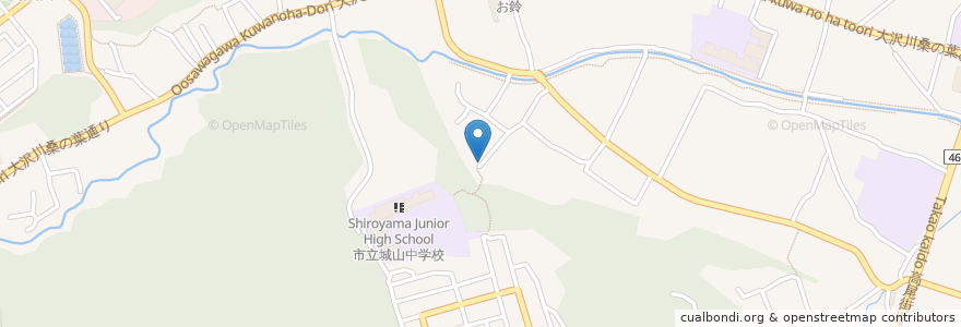 Mapa de ubicacion de 神明神社 en Japão, Tóquio, 八王子市.