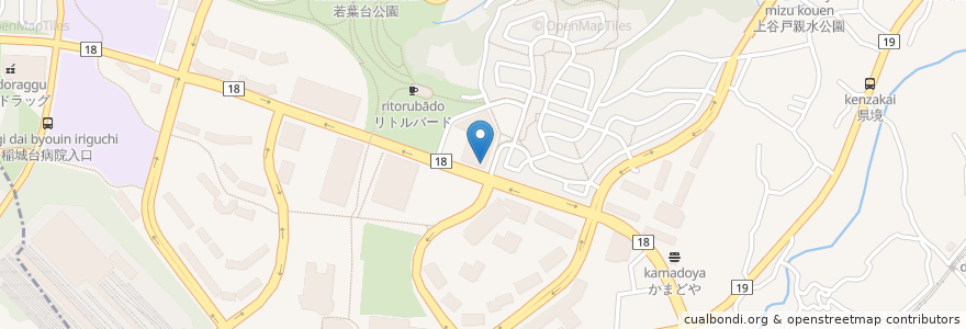 Mapa de ubicacion de 焼肉味ん味ん en اليابان, 東京都, 稲城市.