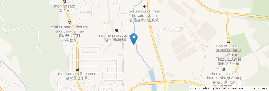 Mapa de ubicacion de 風月亭 en 日本, 神奈川県, 厚木市.