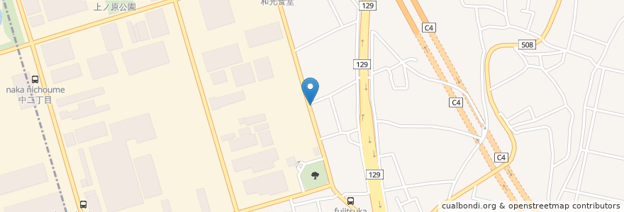 Mapa de ubicacion de 不用品の出張買取 エコらくだ en 日本, 神奈川縣, 厚木市.