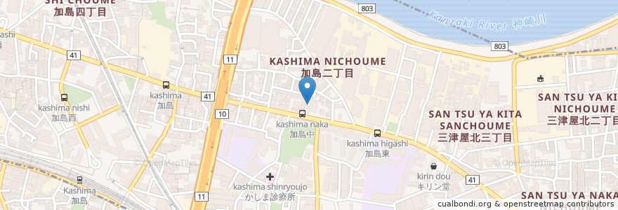 Mapa de ubicacion de 桂寿病院 en Japon, Préfecture D'Osaka, 大阪市, 淀川区.